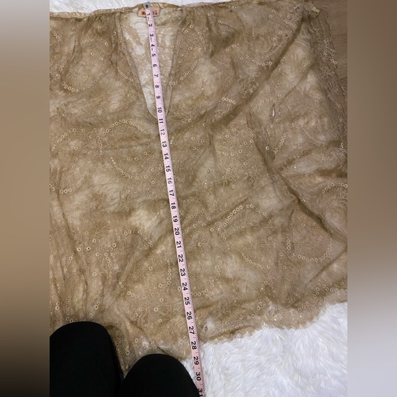 Brown and Gold Sheer Cover Up - Picture 12 of 14